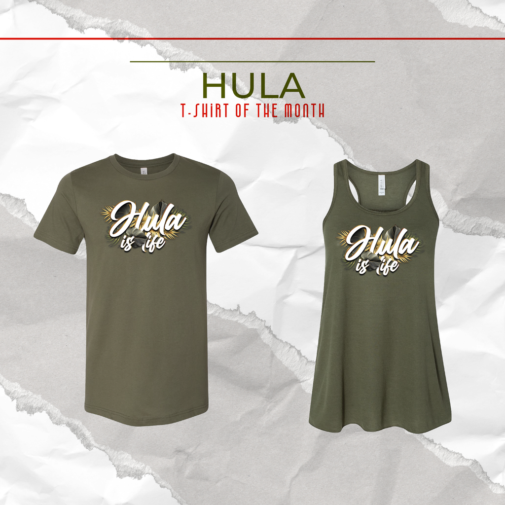 Hula T-shirt of the Month - August